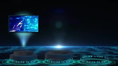 三维展示科技AE模板视频的预览图